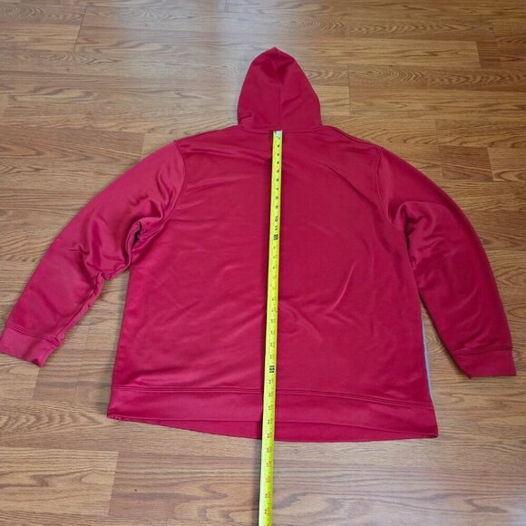 Y2K San Francisco 49ers Red Hoodie Pullover Men's XL NFL Team Apparel Jacket - Picture 8 of 9